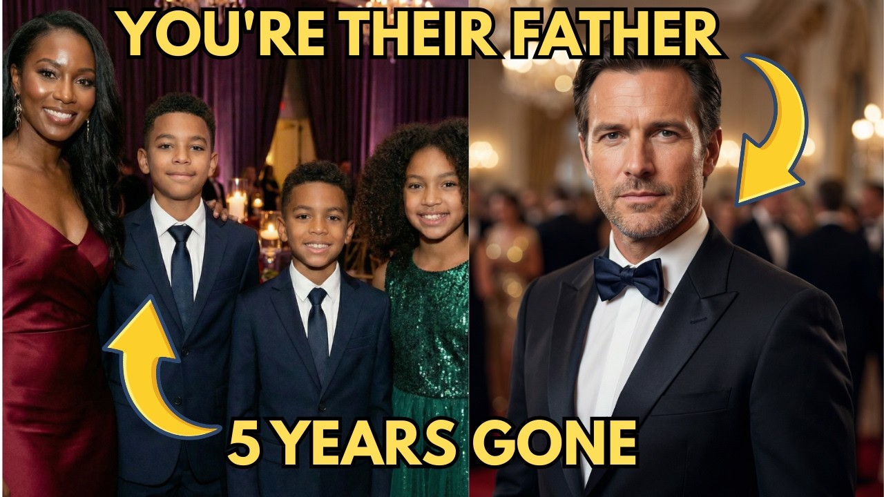 Millionaire CEO Invited His Ex To His Gala Event   She Arrived With Her Triplets In A Rolls Royce