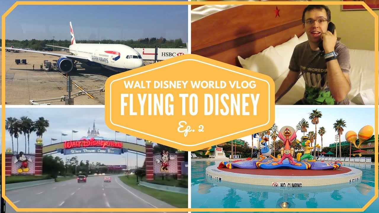 Walt Disney World Vacation April 2015 | Flights to Orlando | Episode 2