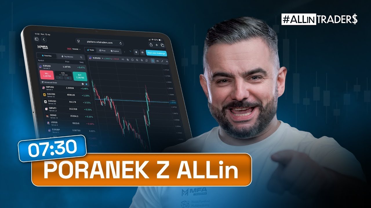 🔴PORANNE NEWSY Z ALLIN: Ropa vs złoto: geopolityka i dolar przed danymi z USA