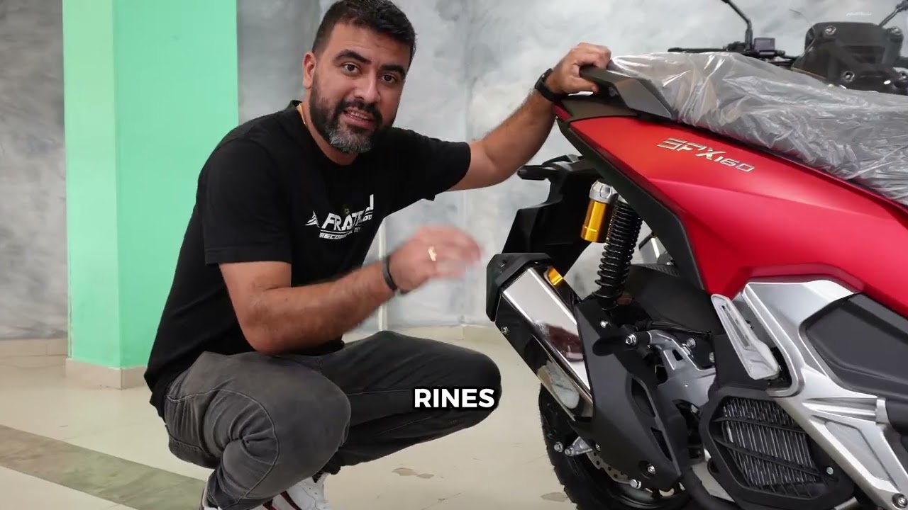 FRATELLI SFX 160 motocicleta de la marca colombiana revelación del segmento scooter. #brogarage 