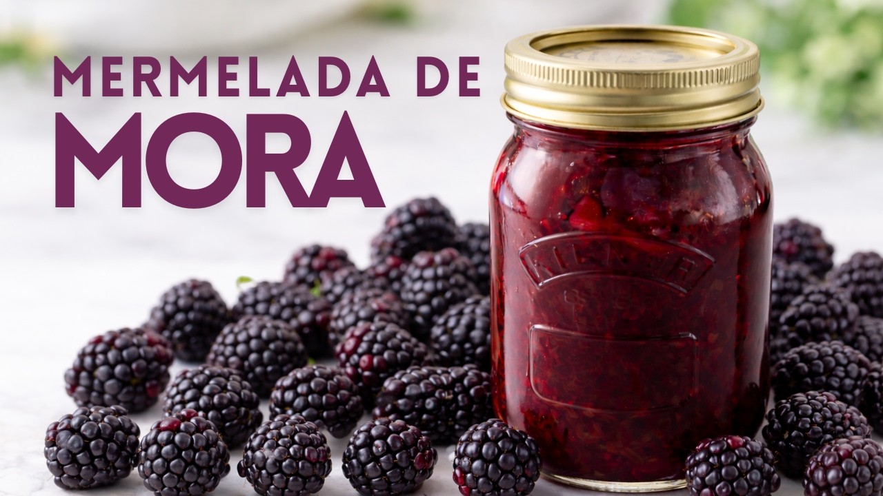 MERMELADA DE MORA Casera | Sin Conservantes y SIN Semillas