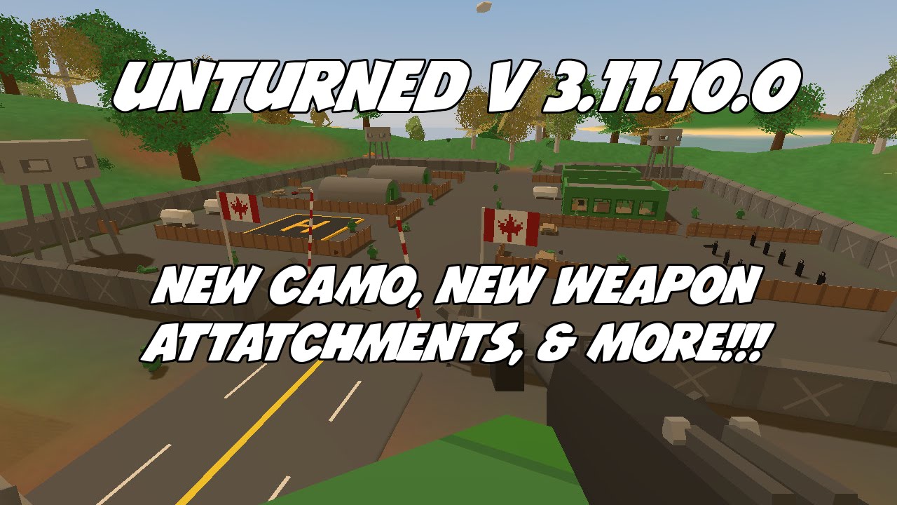 Unturned Update 3.11.10.0: New Desert & Forest Camo, New Vehicles, & New Weapon Attachments