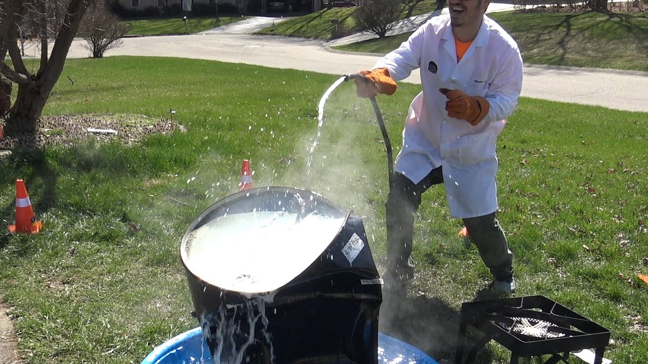 55 gallon steel drum can crush using atmospheric pressure (Success and Fails)