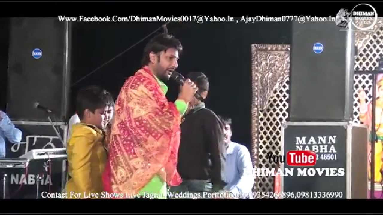 Amrinder Bobby  Live Jagran | Ambala City | Roti Gurdas Maan | Video Dhiman Movies