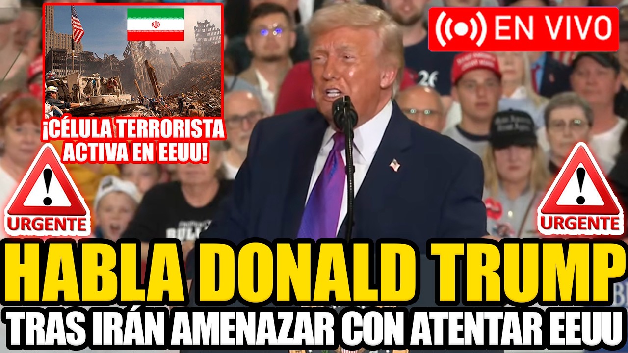 🚨&iexcl;URGENTE TRUMP EN VIVO TRAS LA AMENAZA DE IR&Aacute;N DE ATENTAR EN EEUU! | FRAN FIJAP