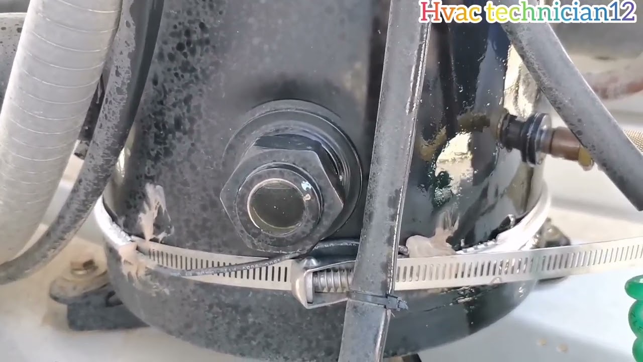 Zamil package unit!! How to charge Oil in compressor? #hvactechnician12