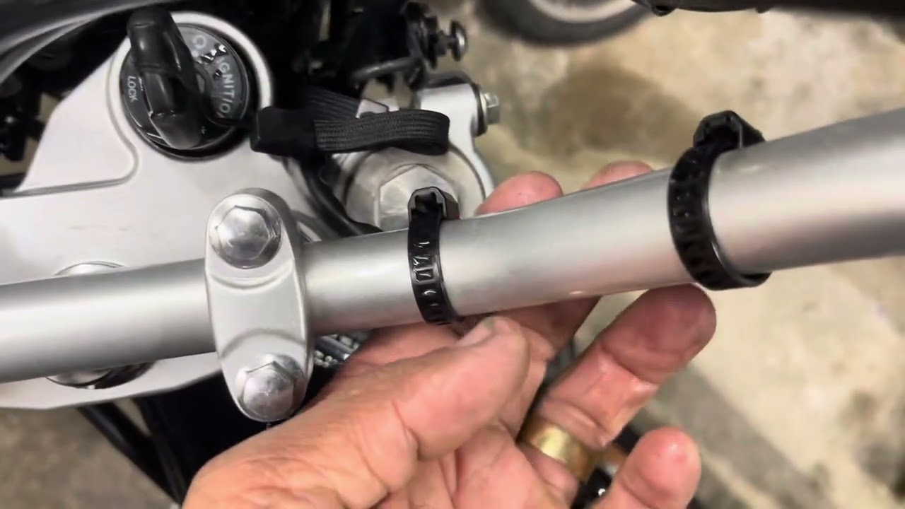 Onde passa cabos e chicote da Lander 250 2023.