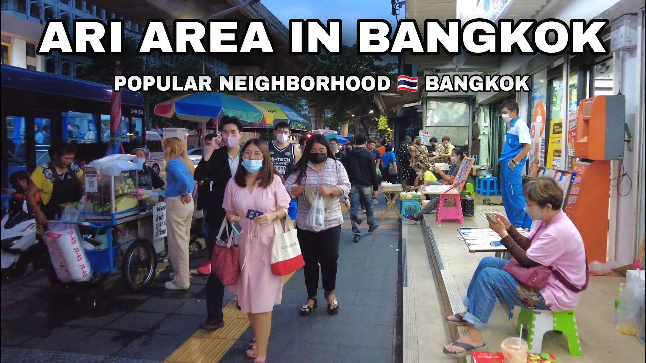 4K THAILAND 🇹🇭 Walking in Downtown Bangkok | Ari area is Popular with Tourists