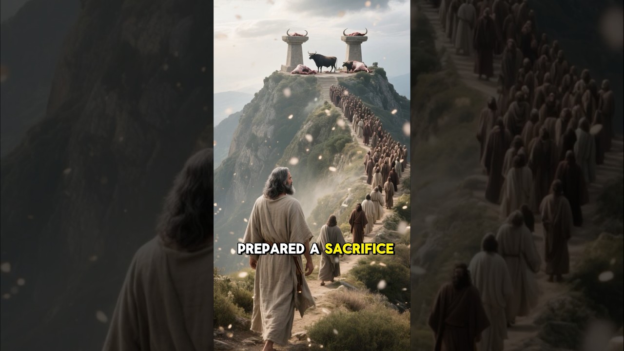 Prophet Elijah challenges the prophets of Baal