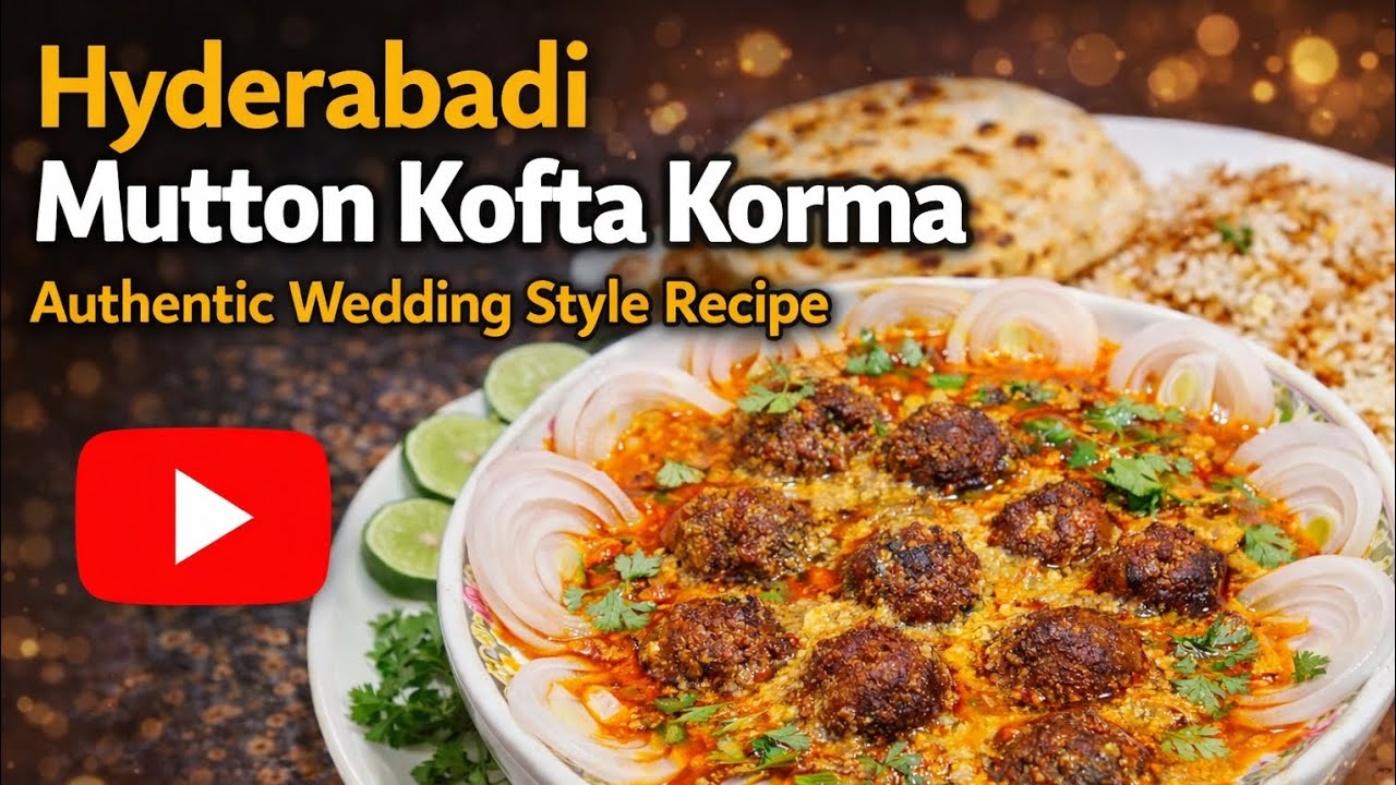 Royal Hyderabadi Mutton Kofta Khorma | Soft Juicy Koftas#hyderabadistyle