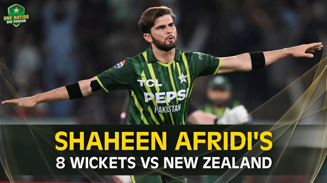 Shaheen Shah Afridi's 8 Wickets in Pakistan vs New Zealand 5-Match T20I Series, 2024 | PCB