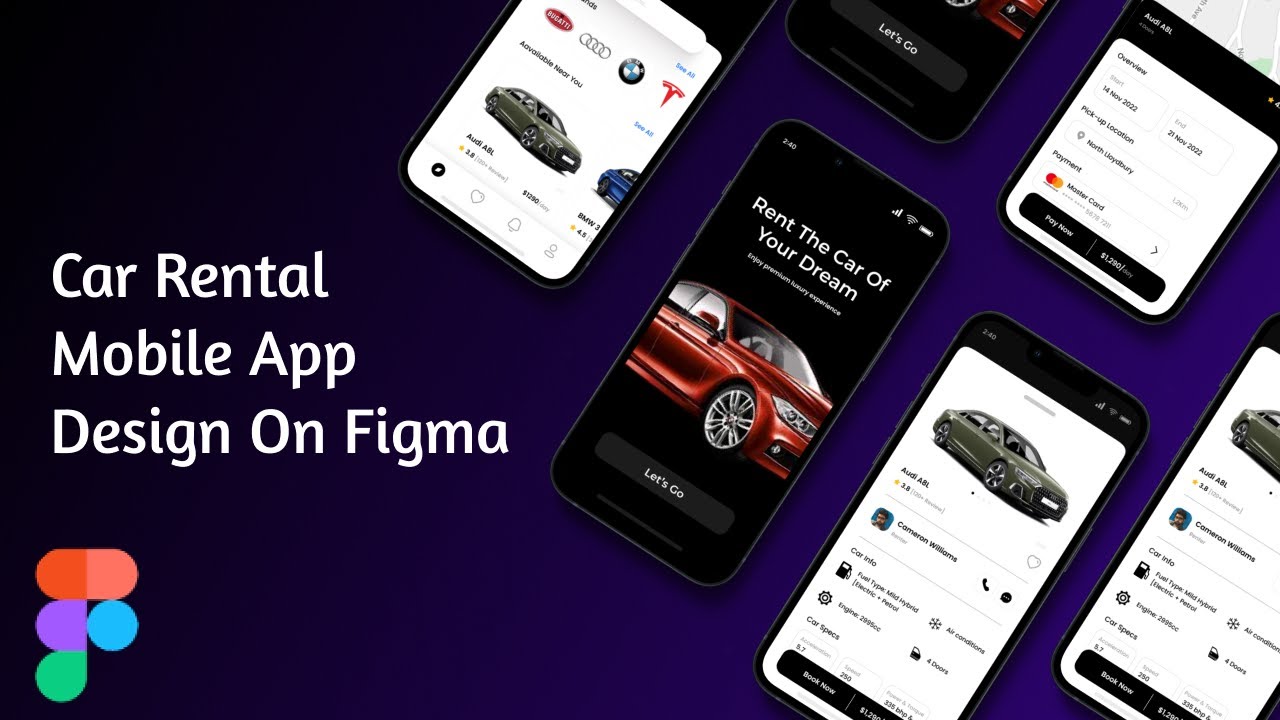 Car Rental Mobile App Design on Figma