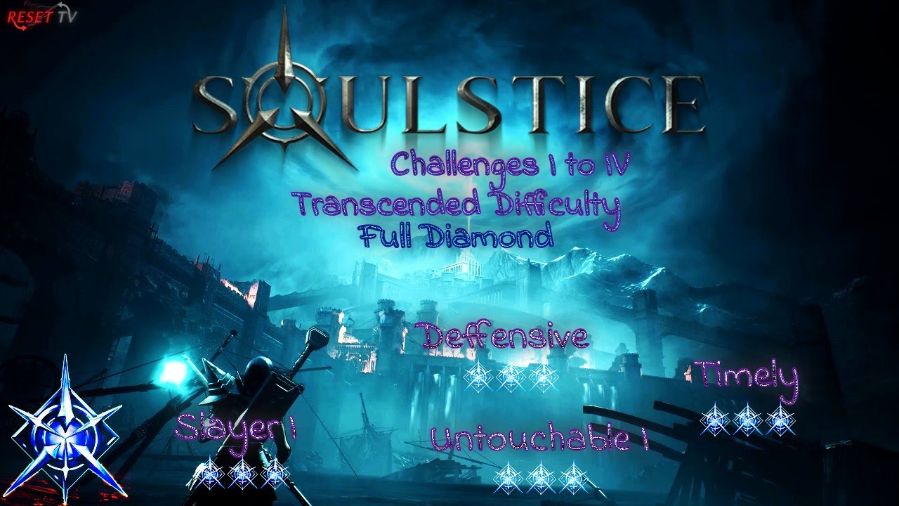 Soulstice Transcended Difficulty Showcase | Full Diamond Challenges I-IV!