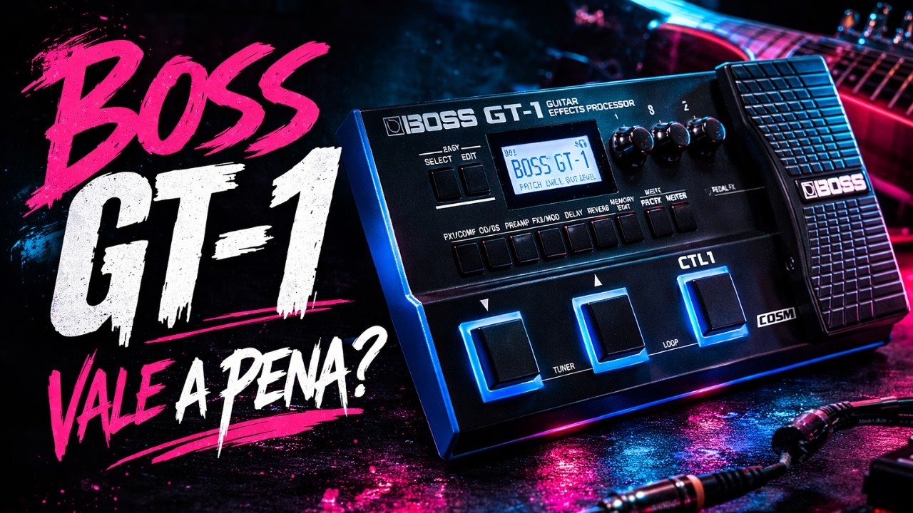 BOSS GT-1 Vale a Pena? Veja o Que Ela Faz com o Timbre Certo