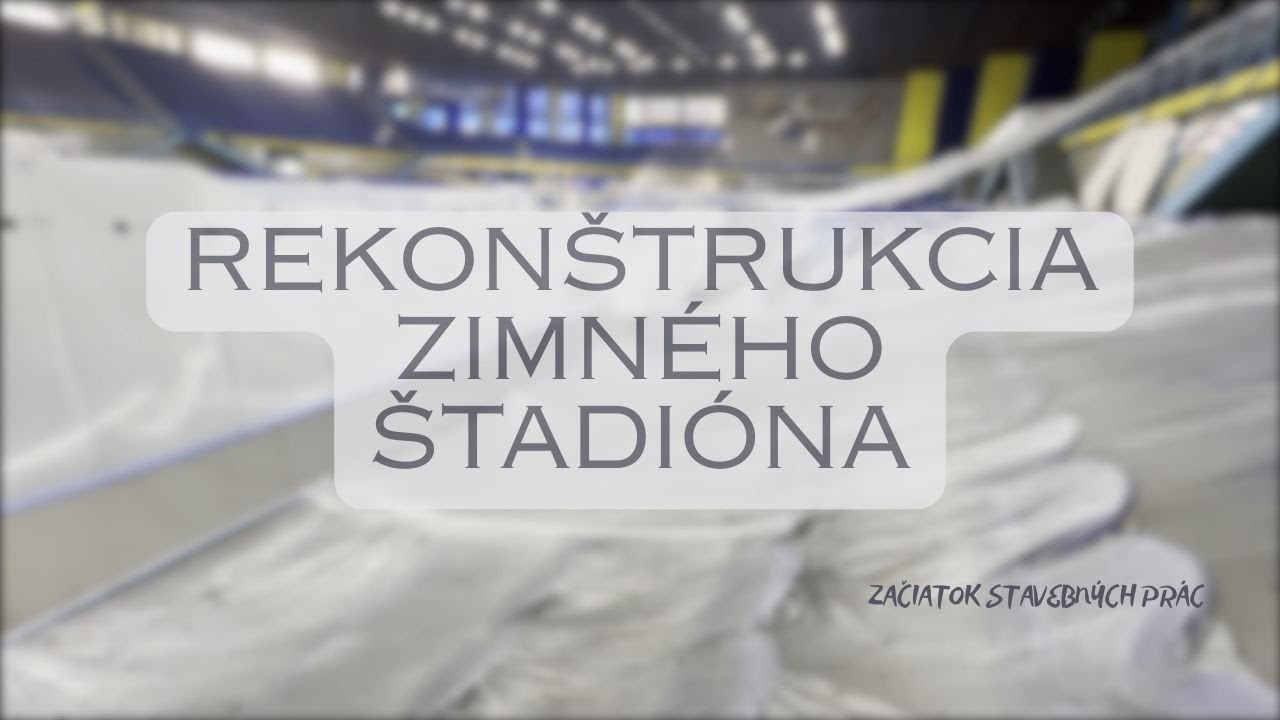 👷REKONŠTRUKCIA ZIMNÉHO ŠTADIÓNA👷‍♂️ #snv #aktualitysnv #rekonstrukciazimnehostadiona #hokejsnv