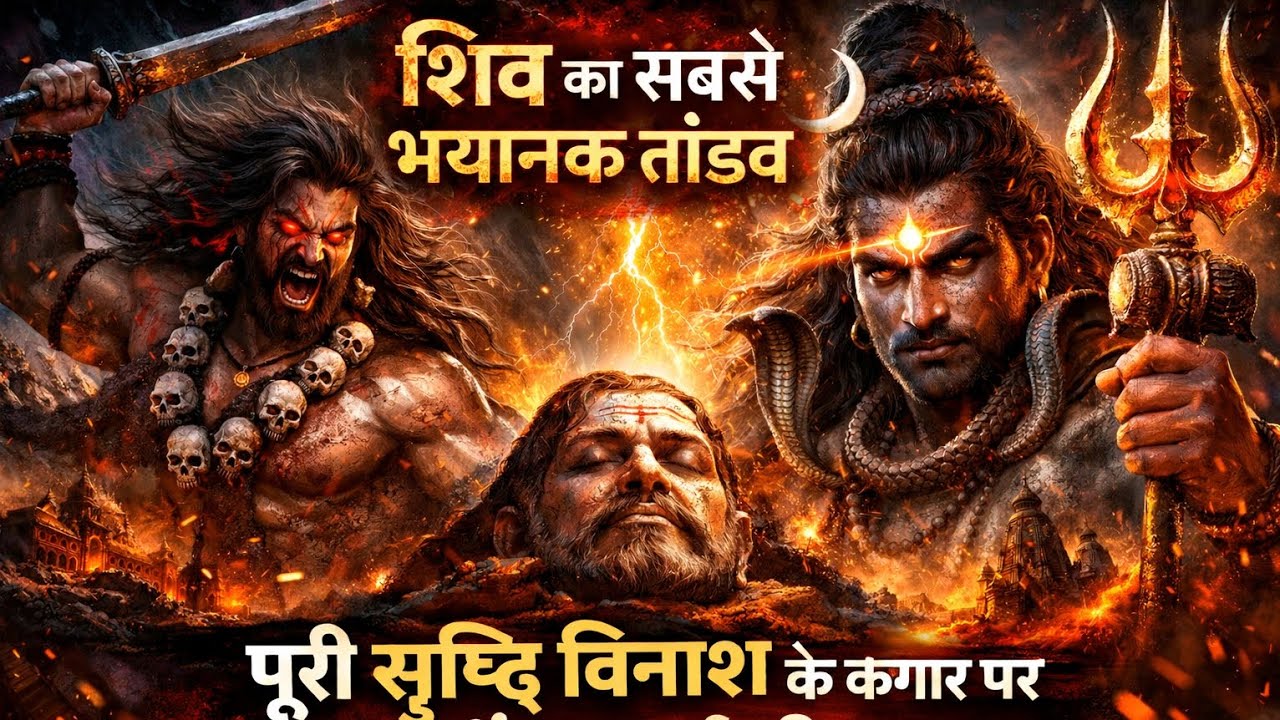 जब शिव का सबसे भयानक तांडव हुआ… पूरी सृष्टि विनाश के कगार पर आ गई 😱 | Mahadev Tandav Story