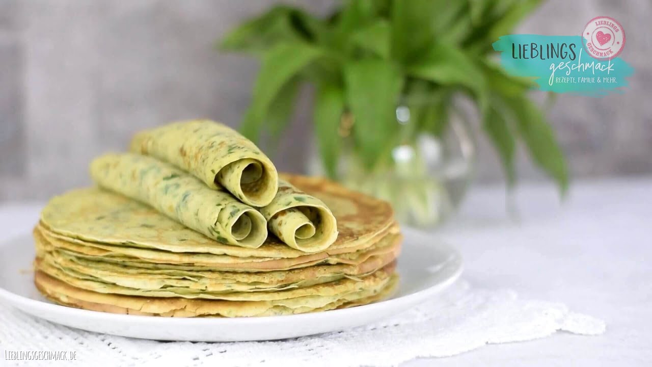 Bärlauch Pfannkuchen Palatschinken /von Lieblingsgeschmack