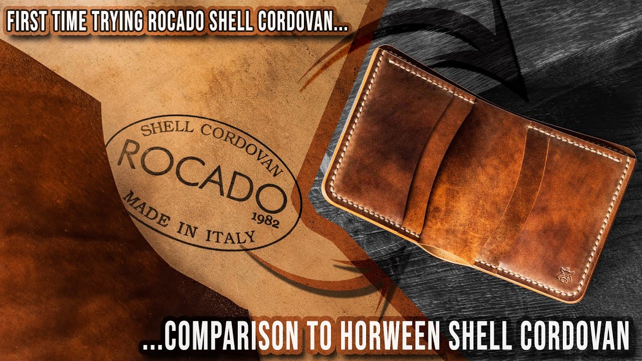 Making ROCADO Shell Cordovan leather wallet👝 Review & comparison to HORWEEN Shell Cordovan🐴
