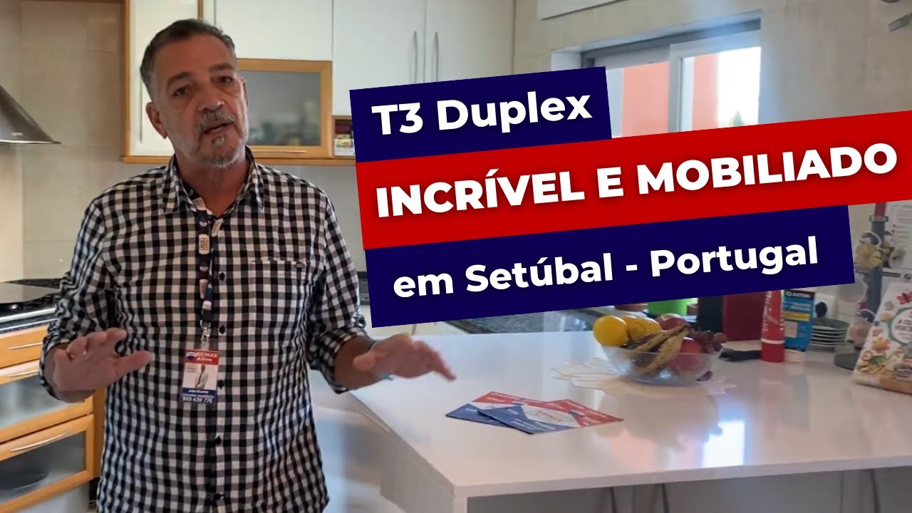 INCRÍVEL ESSE APARTAMENTO DUPLEX no coração de Setúbal - Portugal