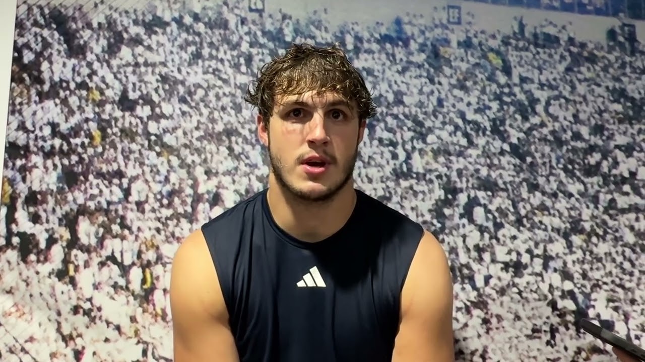Penn State tight end Benjamin Brahmer on who starred in the Beaver Stadium scrimmage