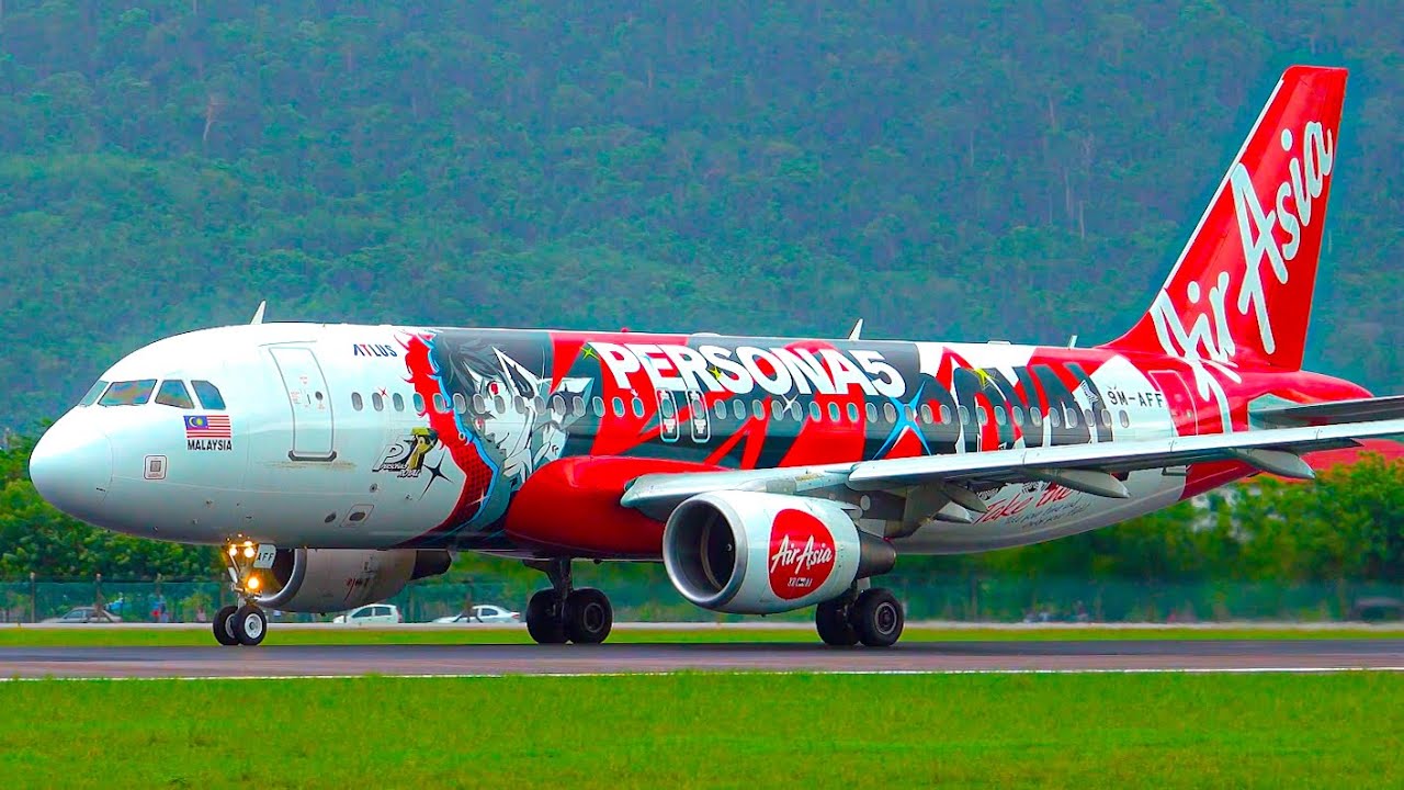 ✈️🇲🇾1 Hour BEAUTIFUL LANGKAWI AIRPORT Plane Spotting [LGK/WMKL]