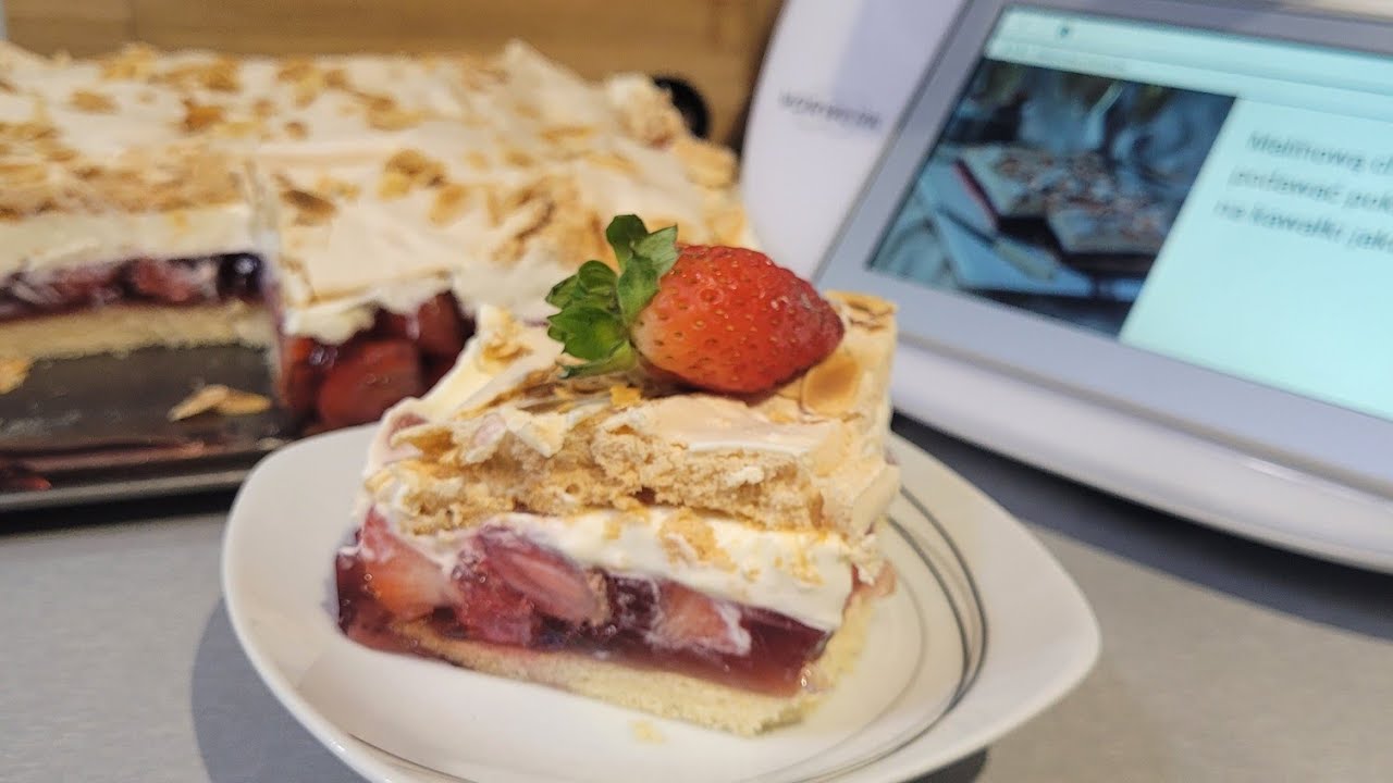Przepyszna ,znana MALINKOWA CHMURKA w innym wydaniu. Paulita Wita Thermomix Tm6 Tm5