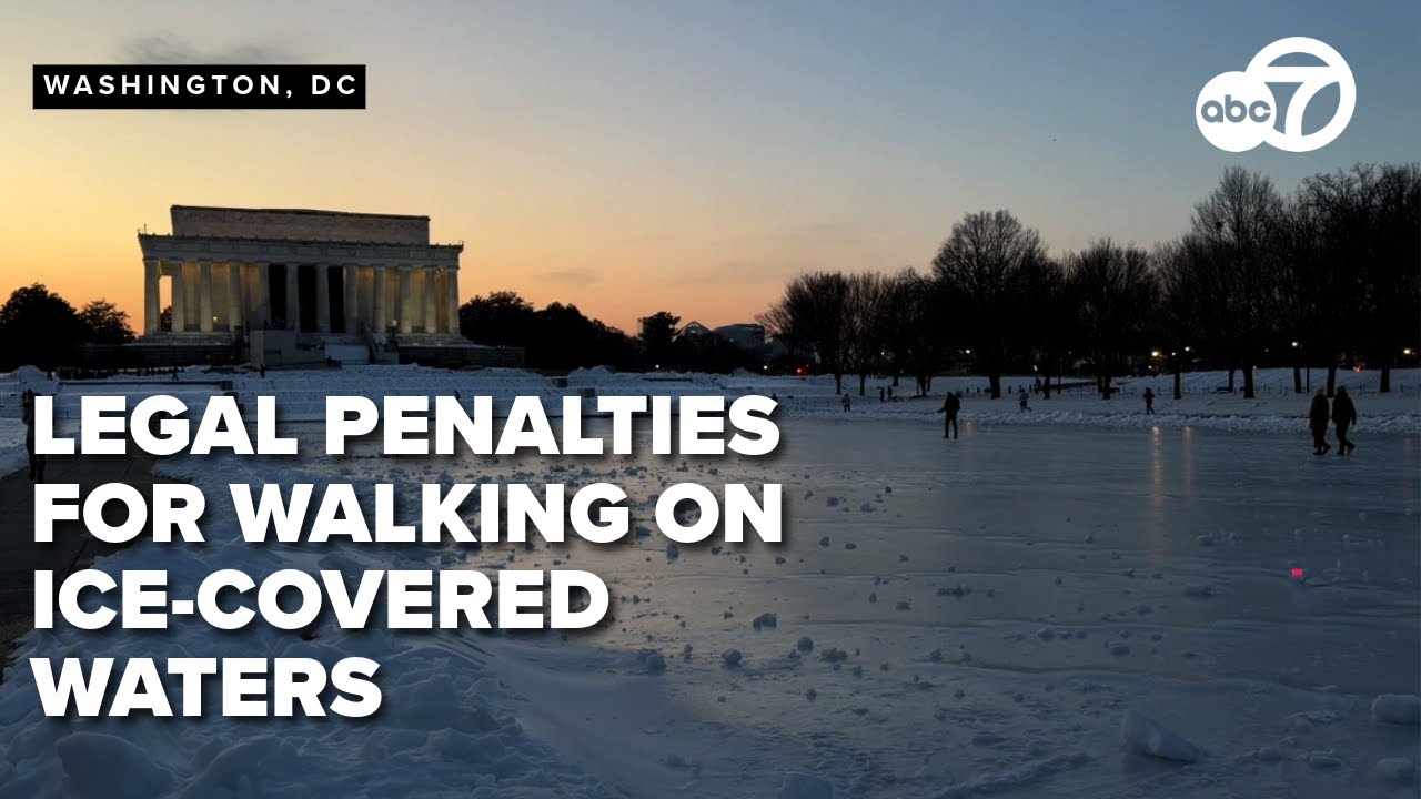 Walking on frozen rivers and bodies of water in DC could cost you, leaders warn