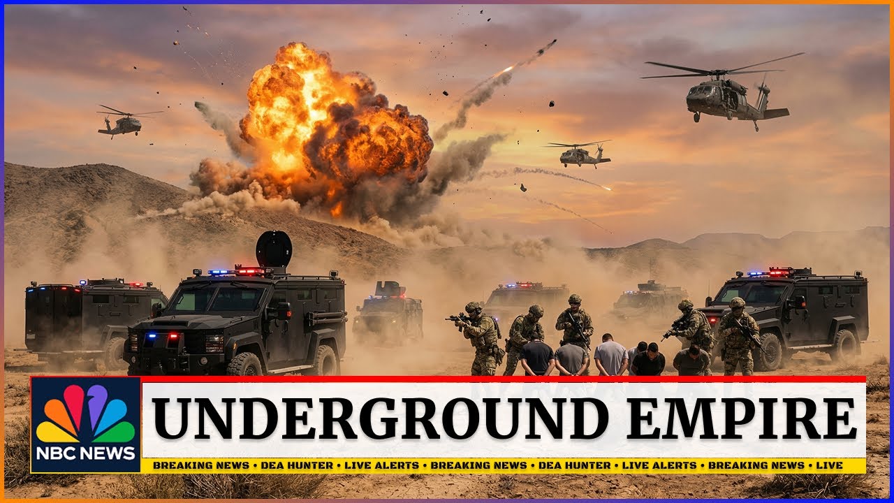 Underground Drug Routes Eliminated — Border Tunnel Network Destroyed After Moving 55 Tons Narcotics