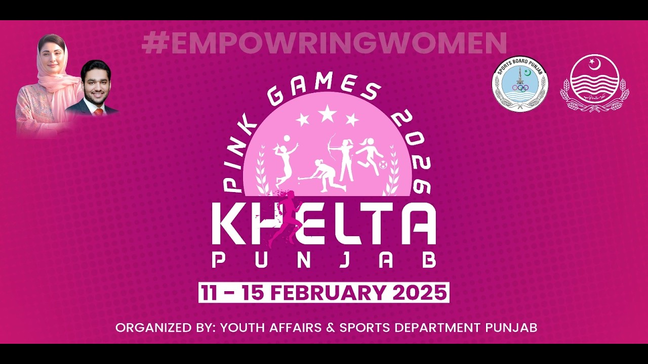 LIVE | Opening Ceremony of Khelta Punjab Pink  Games 2026