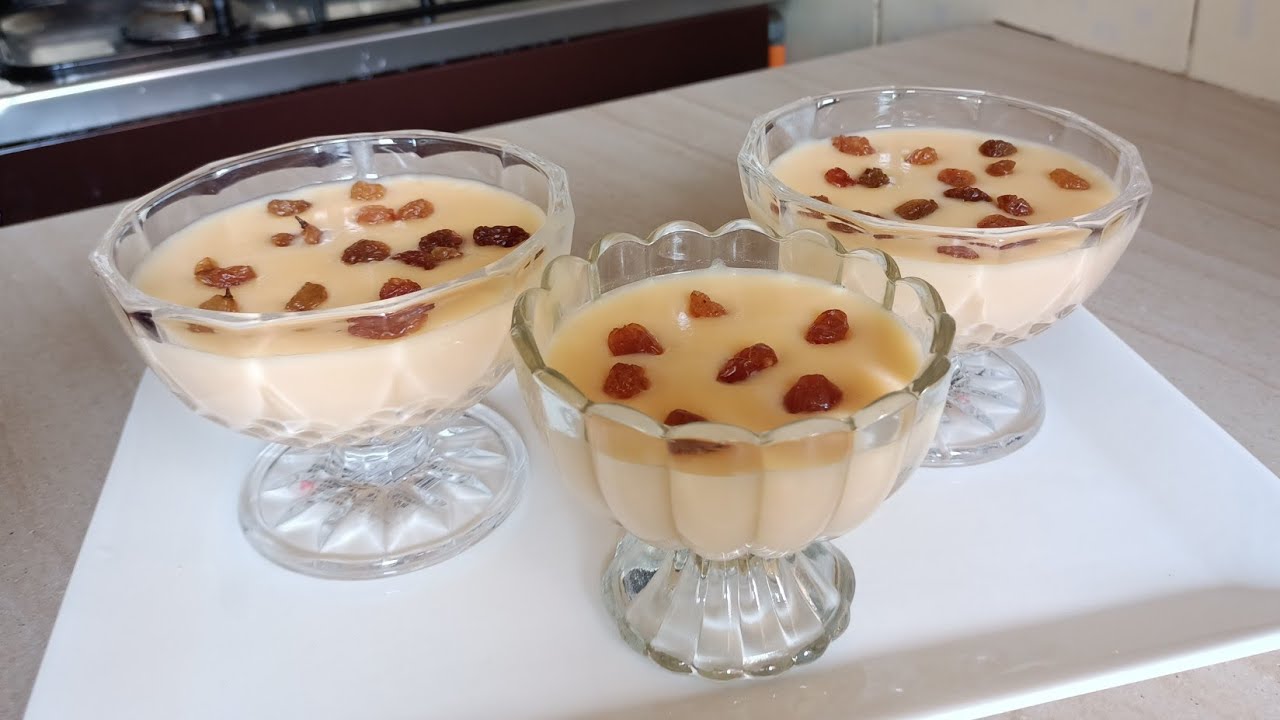 Custard pudding||Jinsi ya kutengeneza dessert ya custard ya Kula baada ya futari|| Collaboration||