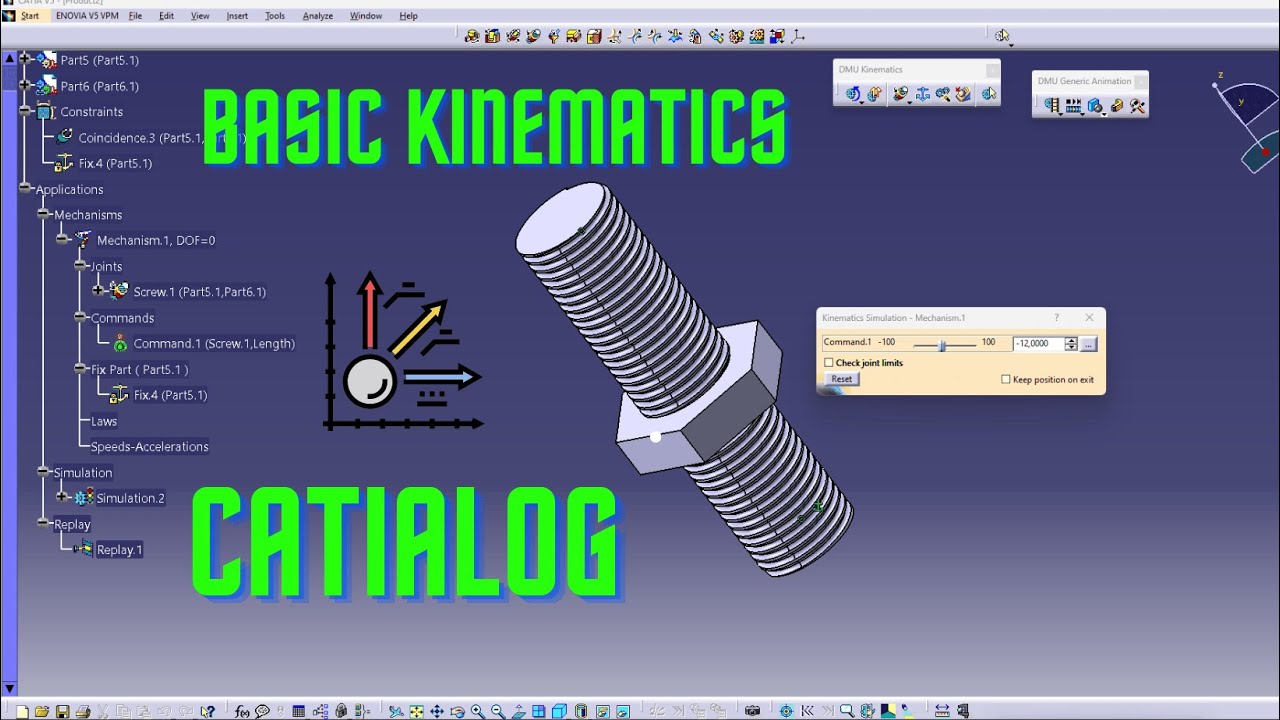 CATIA V5 BASIC KINEMATIC - CATIALOG