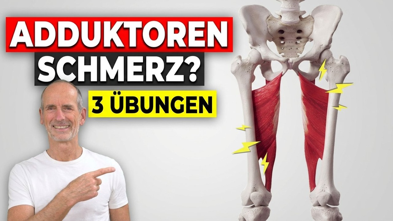 Adduktoren-Schmerzen? 3 effektive Übungen! (10 Min.)