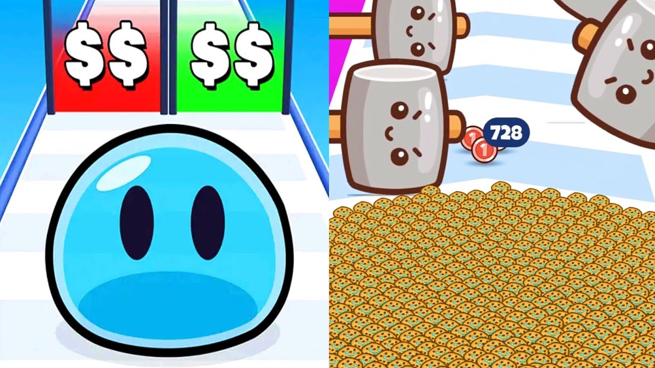 Food Run Race vs Slime Run Race Max Level Unlocked SpeedRun Gameplay