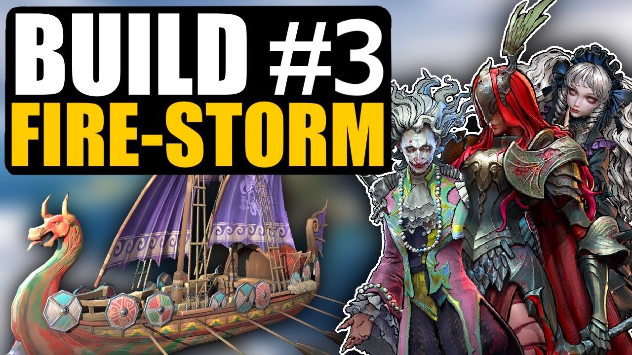 COMMENT BIEN BUILD SON PORTE-TEMP&Ecirc;TE FEU ?! - Sea of Conquest FR