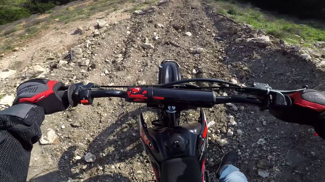 Taotao db17 125 Pitbike hill climb