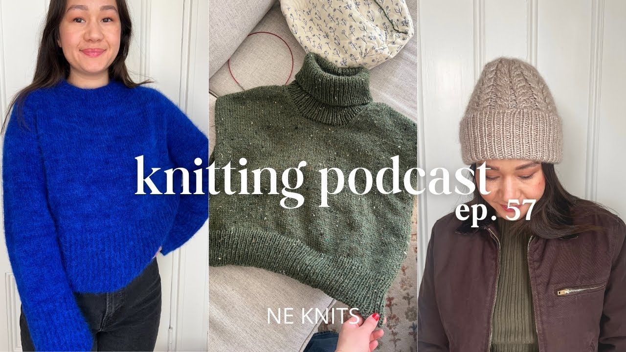 Franky Sweater, Winters Pullover cast on, trying Sandnes Atlas Yarn | Podcast 57
