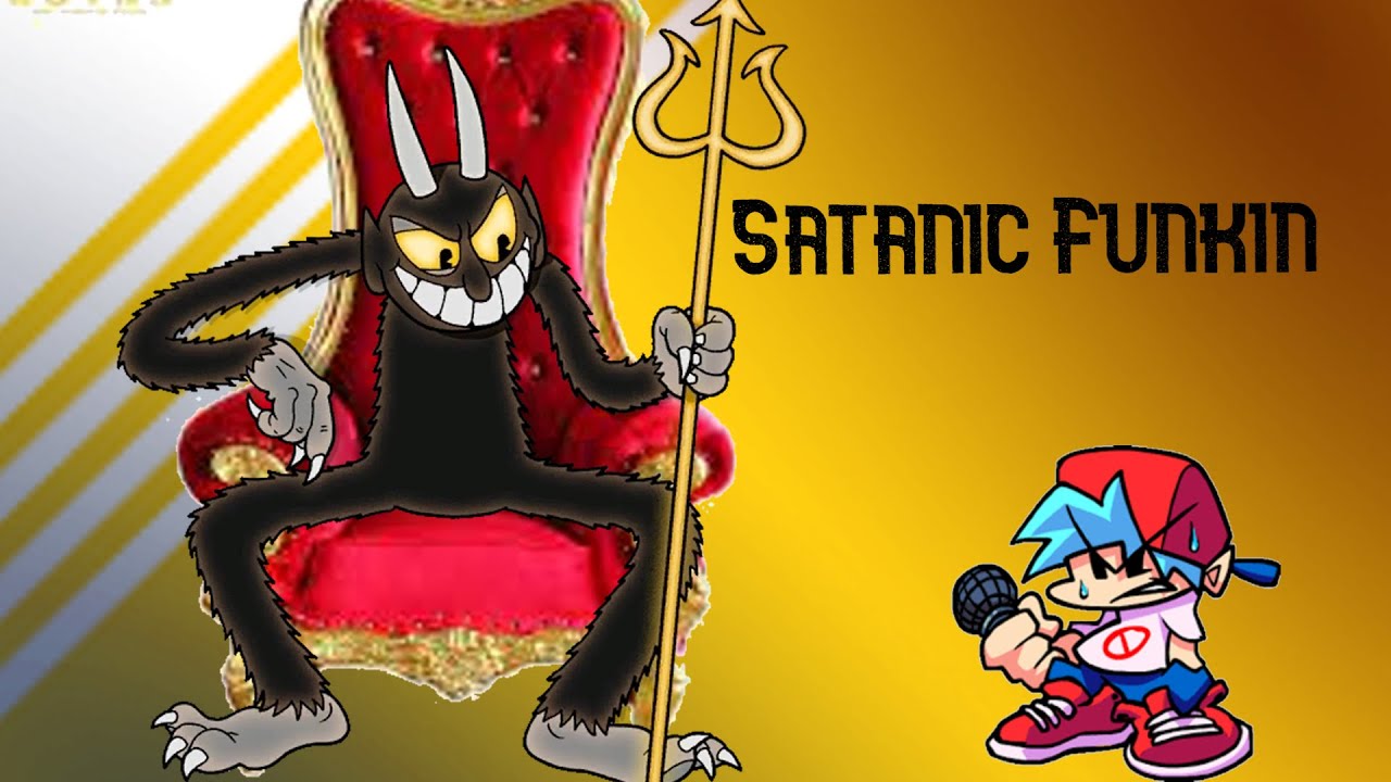 fnf indie cross-первая дополнительная песня  (Satanic Funkin)