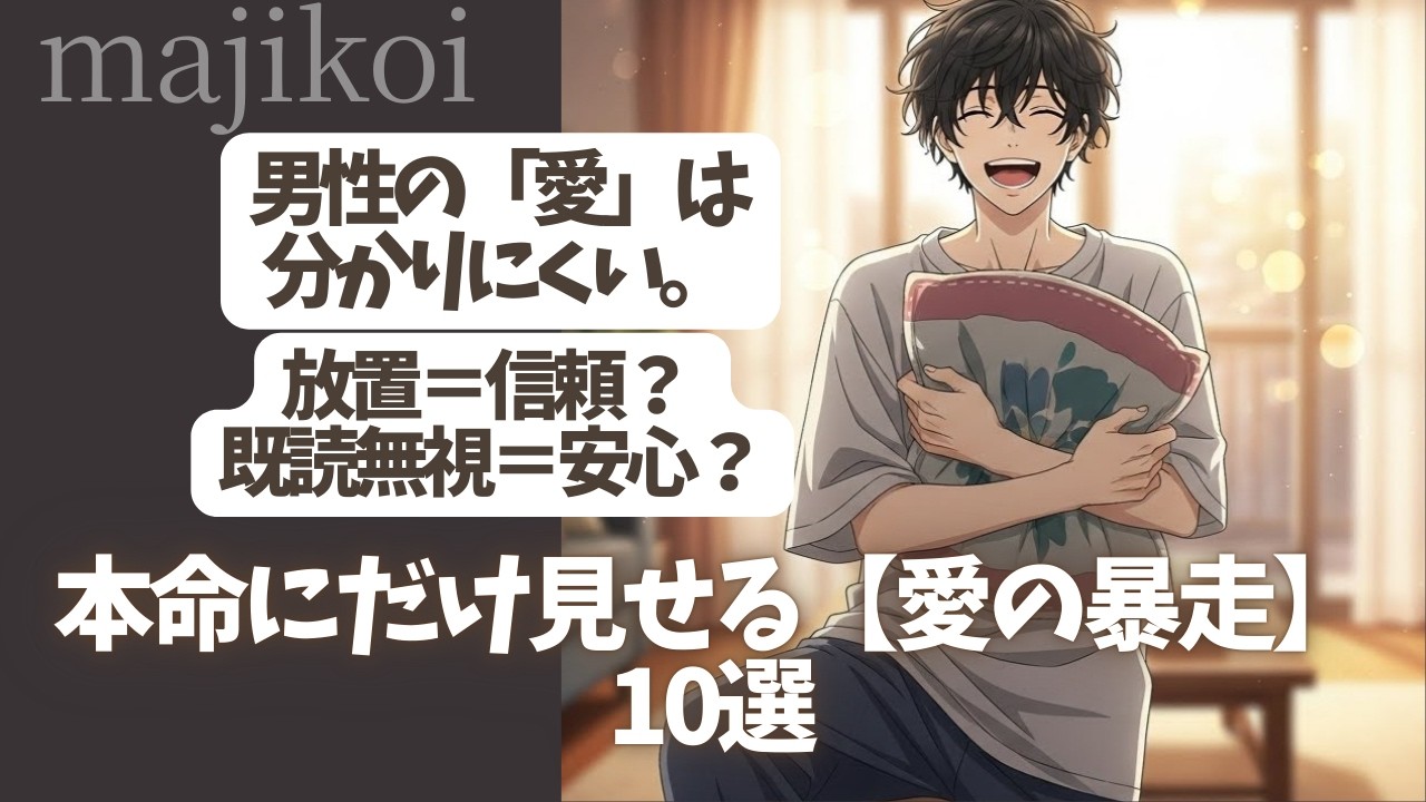 🚨実は彼、我慢の限界です🚨男性が【ベタ惚れな女性】にだけ無意識にしちゃう“愛情の暴走”10選