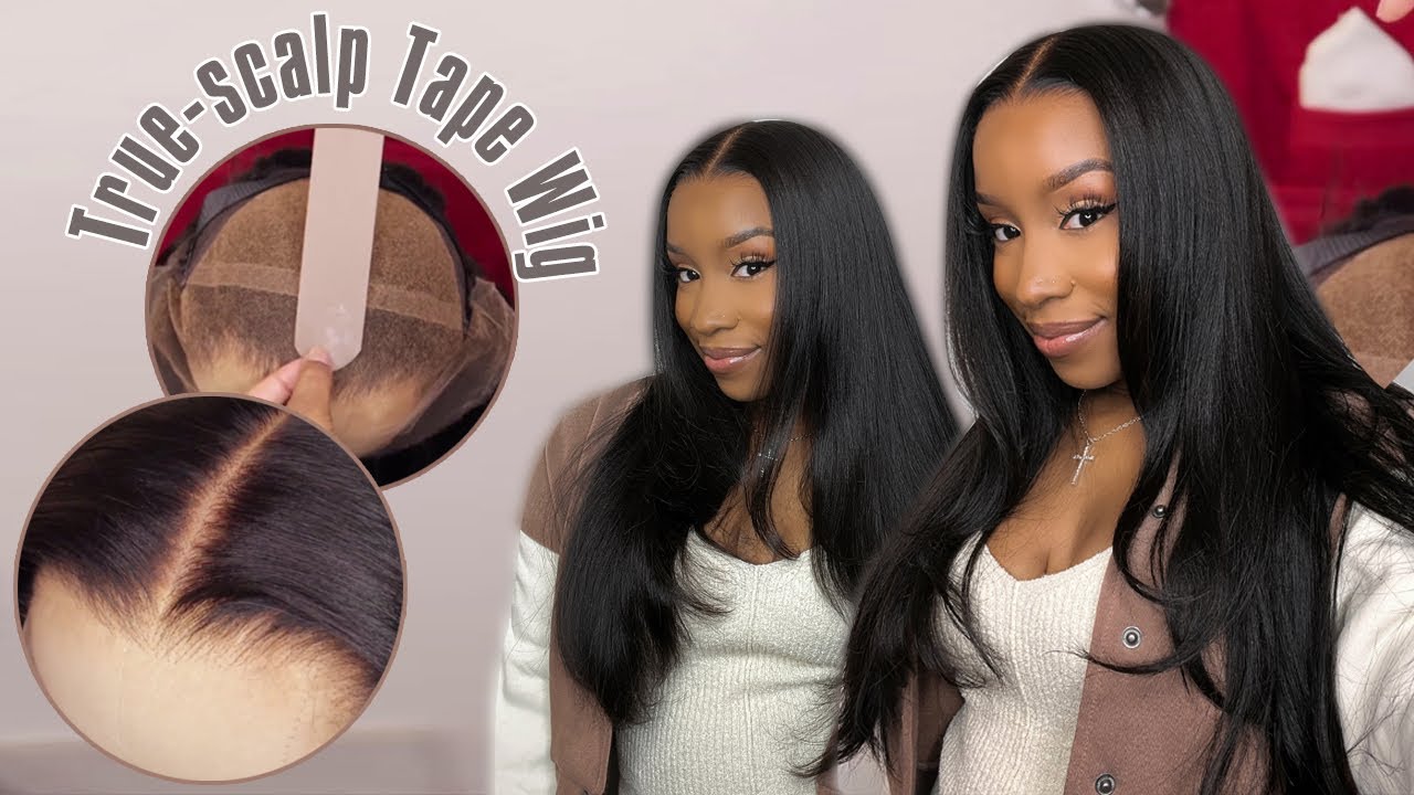 SCALP VIBES NO BALD CAP!! True-Scalp Wig Most Natural Yaki Texture| HAIRVIVI