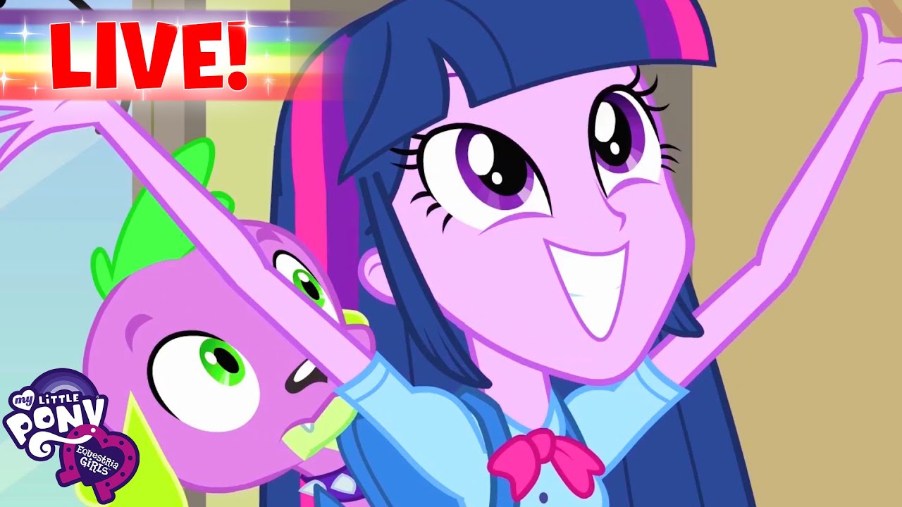 🔴 Equestria Girls LIVE 🔮 ALL MOVIES MARATHON 🎥 Full Movies Children's Cartoon | MLP EG