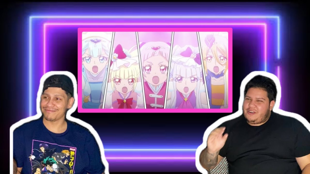Reacting To Precure Battles ( Something Else ! )