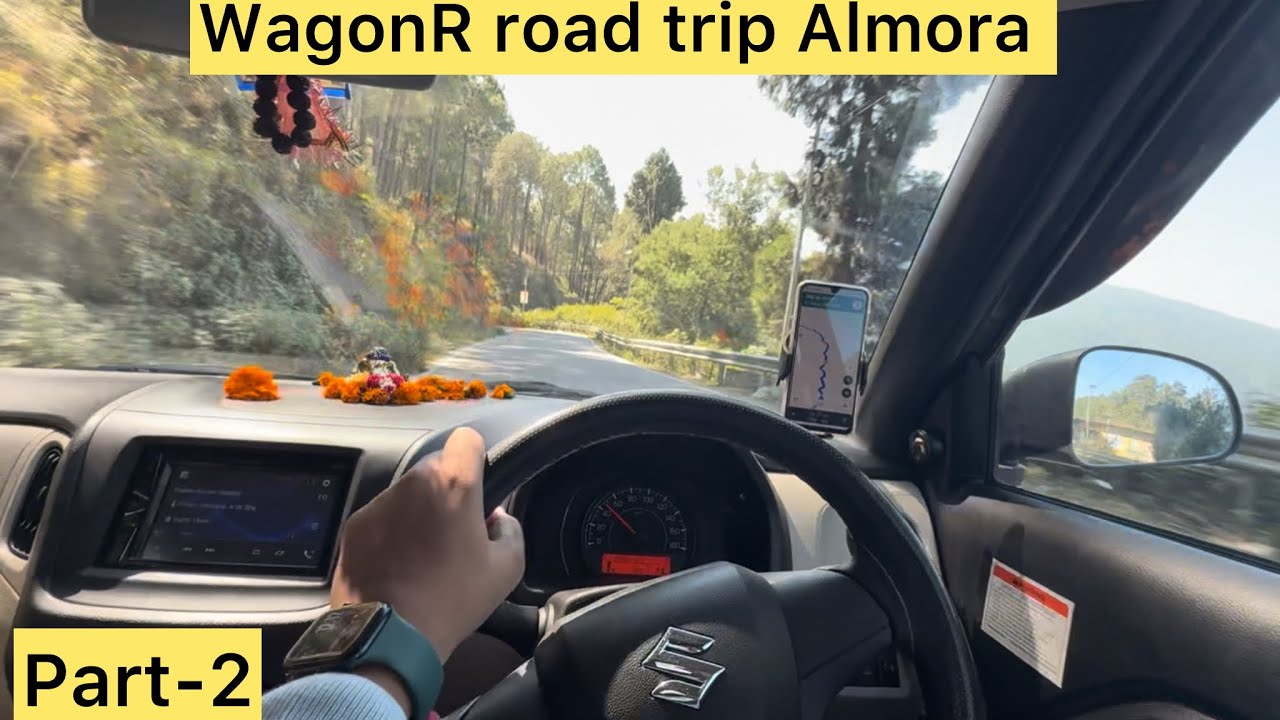 Maruti WagonR road trip to Almora part -2 #cars #travel #vlog #cngcar #trip #minivlog 