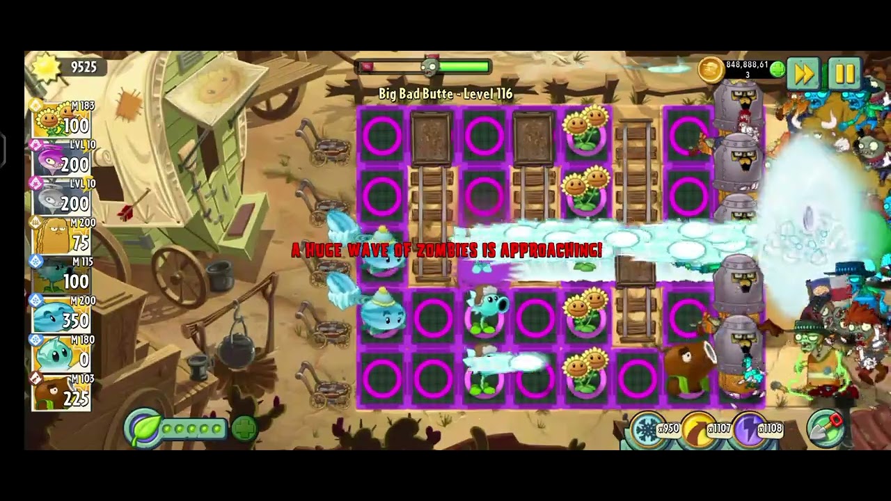 Pvz 2 Big Bad butte lvl 116