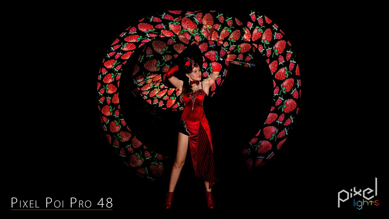 LED poi - Pixel Poi Pro 48 - Pixel Lights production