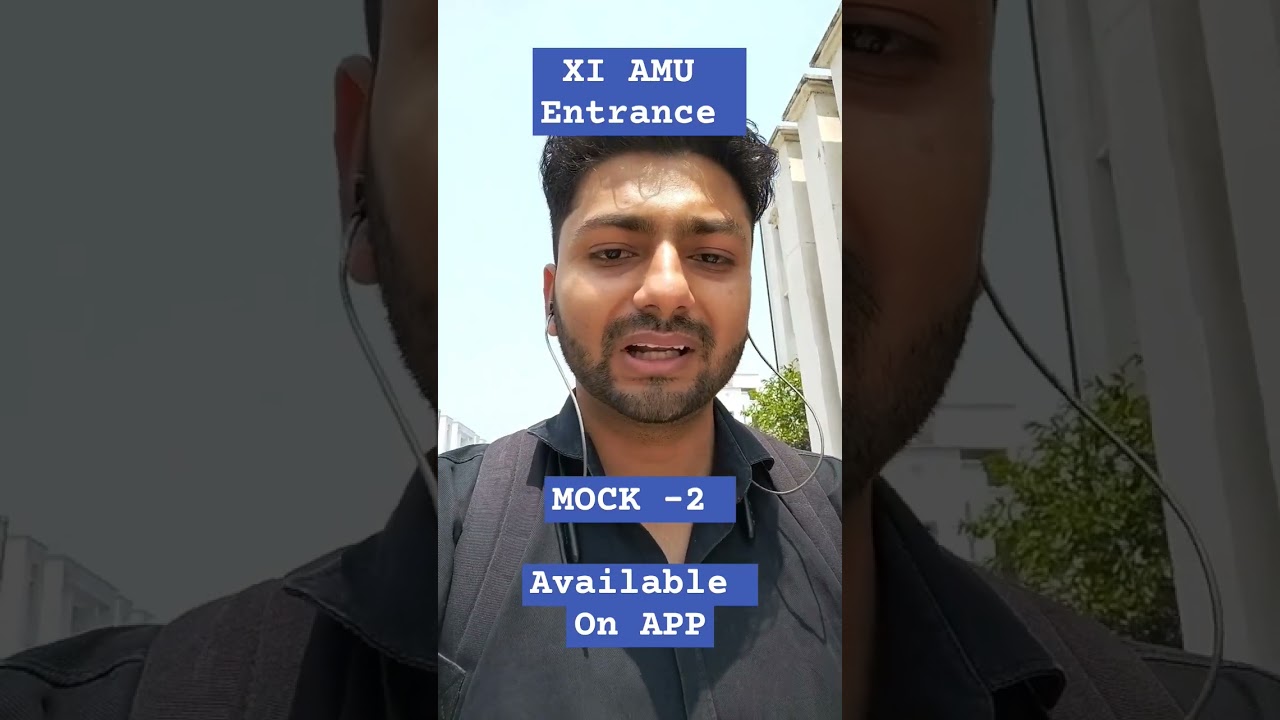 AMU 11th AmU Entrance Exam 2024 Mock Test -2 Available on APP #skyheightsclasses #mocktest #amu