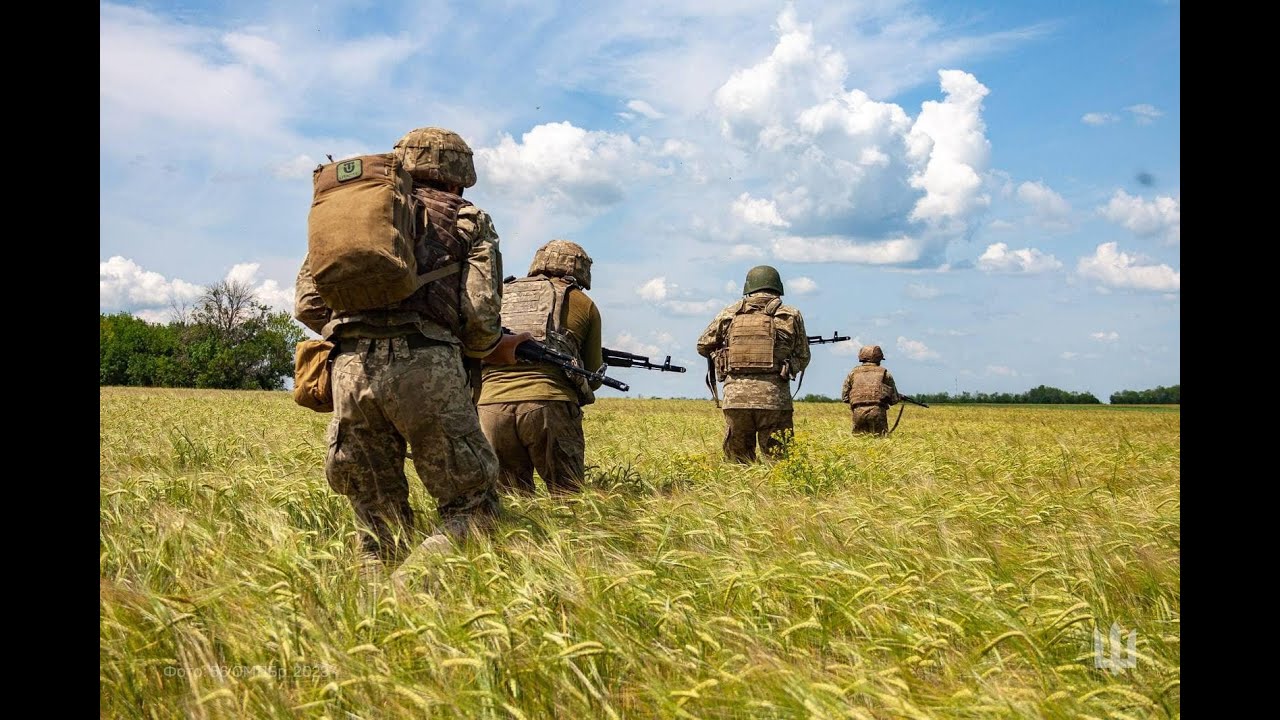 Ukraine's Counteroffensive - Ukrainian Soldiers Pushing Back Russian Troops near Bakhmut