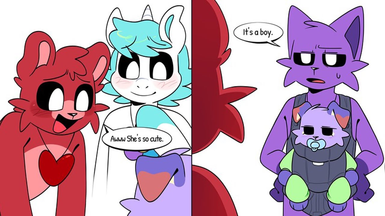 DogDay and CatNap Confusion When ‘She’ Turns Out to Be ‘He’ | Poppy Playtime Chapter 4 Comic Dub