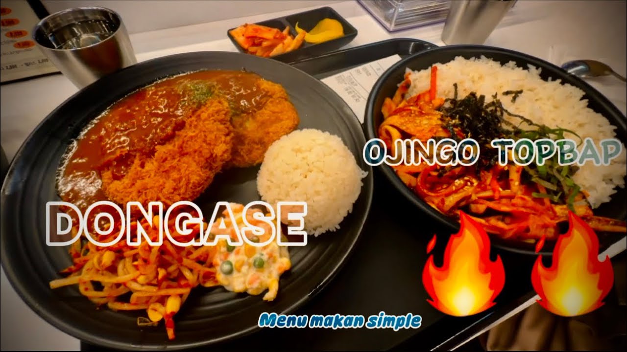 Makan Dongase & Ojingeo Topbap, Auto Bahagia di Korea 🇰🇷
