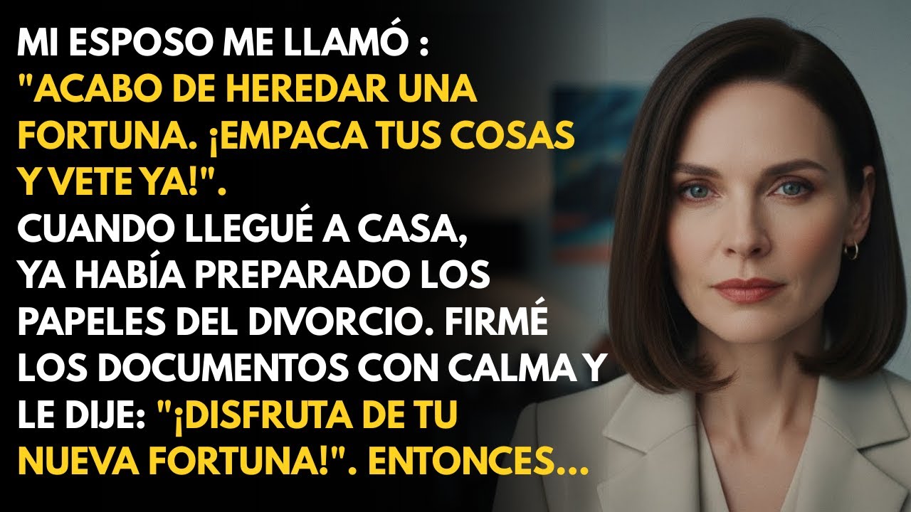Mi marido me llamó: 