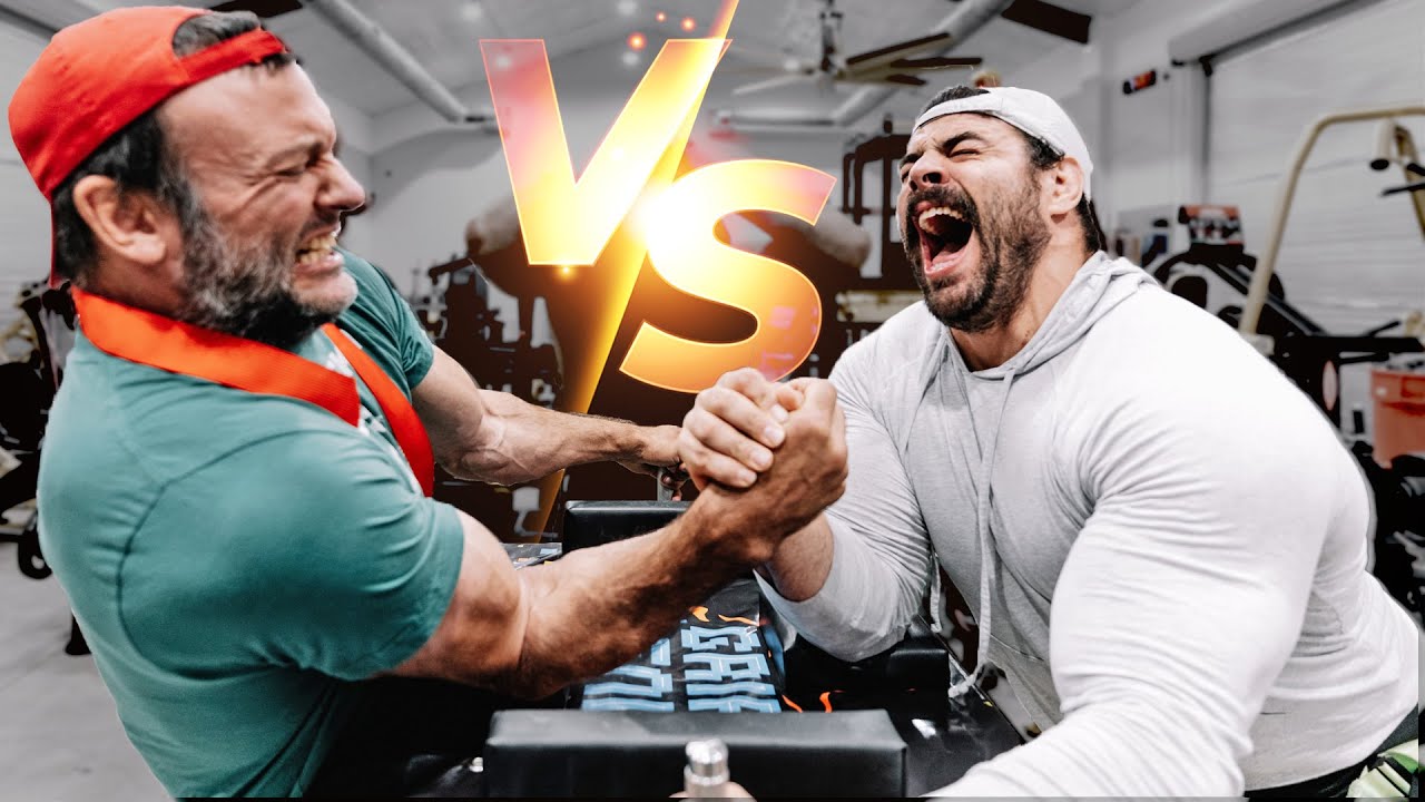 Pro Wrestler vs Pro Arm Wrestler (Devon Larratt vs Eric Bugenhagen)